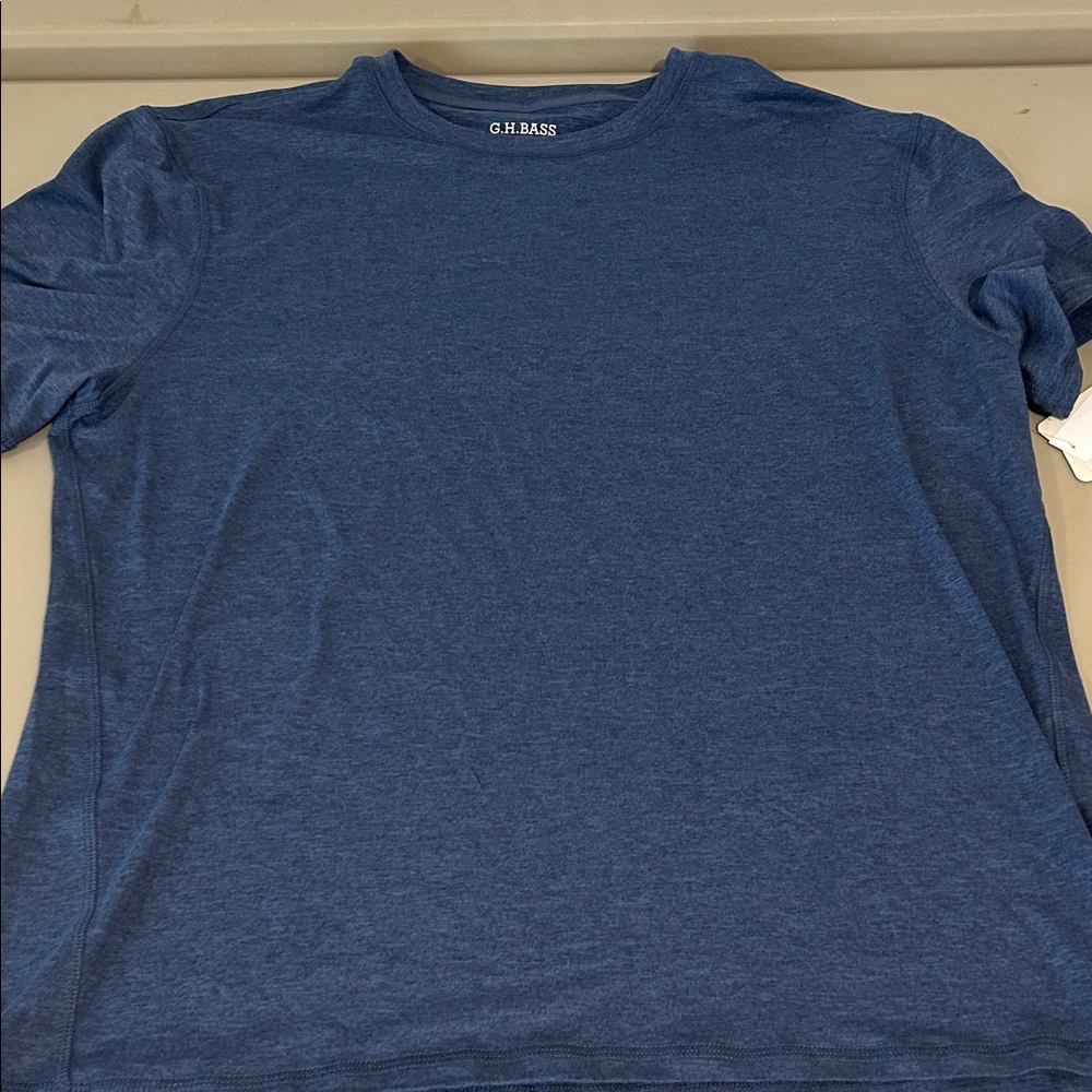 G.H. Bass & Co. Men's Short Sleeve Tee in Blue